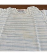 Vintage Health-Tex 2T Long Sleeve Blue Striped Shirt - £7.72 GBP