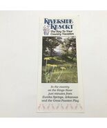 Riverside Resort Brochure Eureka Springs Arkansas Vintage Brochure 1990&#39;s - $126.30 MXN