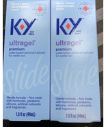 K-Y KY Ultra Gel Slide Premium Water Based  Sex Lubricant 1.5 oz Lube  2... - £12.31 GBP