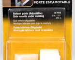 Prime-Line N 7015 Pocket Door Bottom Guides, 1-1/8&quot; Plastic White 2 Pack - £5.53 GBP