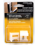 Prime-Line N 7015 Pocket Door Bottom Guides, 1-1/8&quot; Plastic White 2 Pack - £5.48 GBP