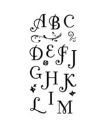 Flourish Alphabet Clear Stamp Set For Arts And Crafts, 34Pc - £20.39 GBP