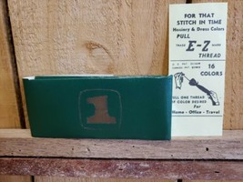 Vintage Advertising Sewing Kit for First Independent Bank Trade Mark E-Z THREAD - £14.00 GBP