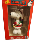 Kurt S Adler Snoopy Christmas Ornament Peanuts 50th Celebration Santa Pu... - €13,02 EUR