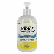 Kirk&#39;s Natural Hand Soap Lemon Eucalyptus 12 FZ - $13.01