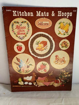 Kitchen Mats &amp; Hoops counted cross stitch design book - $7.60