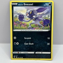 Pokemon TCG Sword &amp; Shield: Astral Radiance Hisuian Sneasel 092/189 Pack Fresh - £1.57 GBP