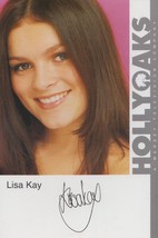 Lisa kay hollyoaks vintage official rare cast card photo 39062 p thumb200