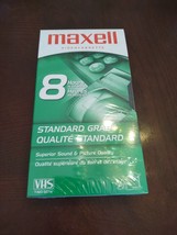 Maxwell Video Cassette Standard Grade T-160 Blank Tape 8 Hours New Sealed - £8.59 GBP