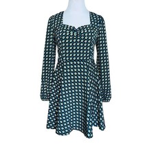 B.O.G. Band Of The Free Womens Genevieve Teal Diamond Long Sleeve Mini D... - $15.24