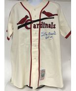 Stan Musial Signed Autographed HOF 69 Mitchell &amp; Ness Cardinals Baseball... - £273.63 GBP