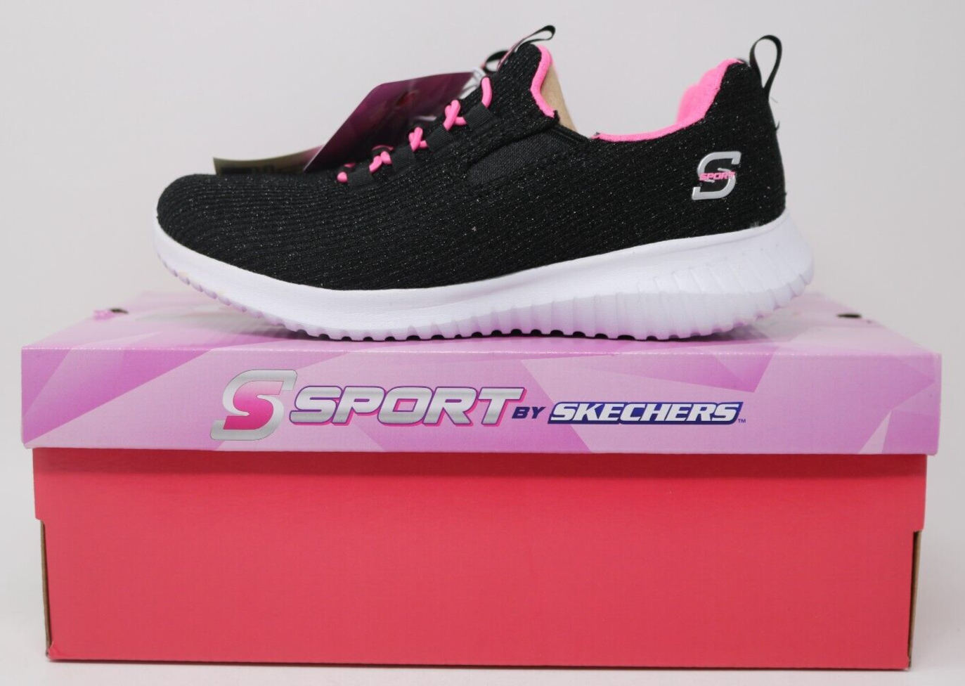 S Sport Skechers ADA Slip-On Sneakers Girls Sneakers Black Size 13 New w/ Box