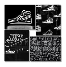 Generic Sneaker Posters (UNFRAMED 8 x 10 Set of 4) Hypebeast Wall Art Shoe Decor - £22.83 GBP