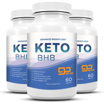 Keto Diet Pills Fast Weight Loss Supplements Keto Bhb Burn 3 Pack - £44.49 GBP