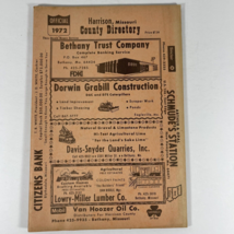 Harrison County Missouri Directory 1972 Maps Family History Vintage Ads - £12.46 GBP