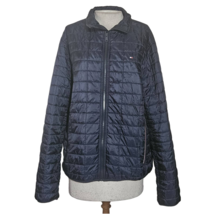 Tommy Hilfiger Navy Thin Puff Jacket Size Large - £35.23 GBP