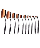 Colors: GOLD - Beauty Experts Set of 10 Oval Beauty Brushes - €49,46 EUR