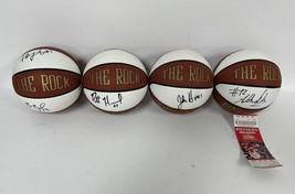 Basketball Stars Signed Autographed Lot of (4) Mini Dick Vitale The Rock Basketb - $13.99