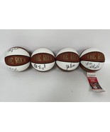 Basketball Stars Signed Autographed Lot of (4) Mini Dick Vitale The Rock... - $380.59 MXN