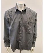 London Fog Limited Edition Men&#39;s Button Up Dress shirt Size 16.5 Gray   - €6,87 EUR