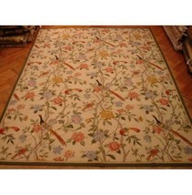 Premium 9x12 Authentic Handmade Needlepoint Rug PIX-3953 - £1,960.73 GBP