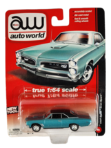 AW Auto World 1967 Blue Buick Gran Sport #5 Black Top 1/64 Model Car - $41.55