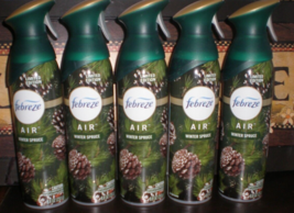 (5) Febreze Air Room Freshener Sprays Winter Spruce 8.8 Oz Each Spray Bottle - £23.92 GBP