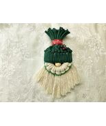 Gnome Santa Christmas Tree Ornament Holiday Gnome Macrame Gnome Festive ... - $12.62 CAD