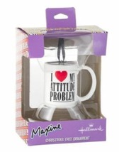 Hallmark  Maxine - I Love My Attitude Problem - Coffee Cup - Keepsake Ornament - £15.49 GBP