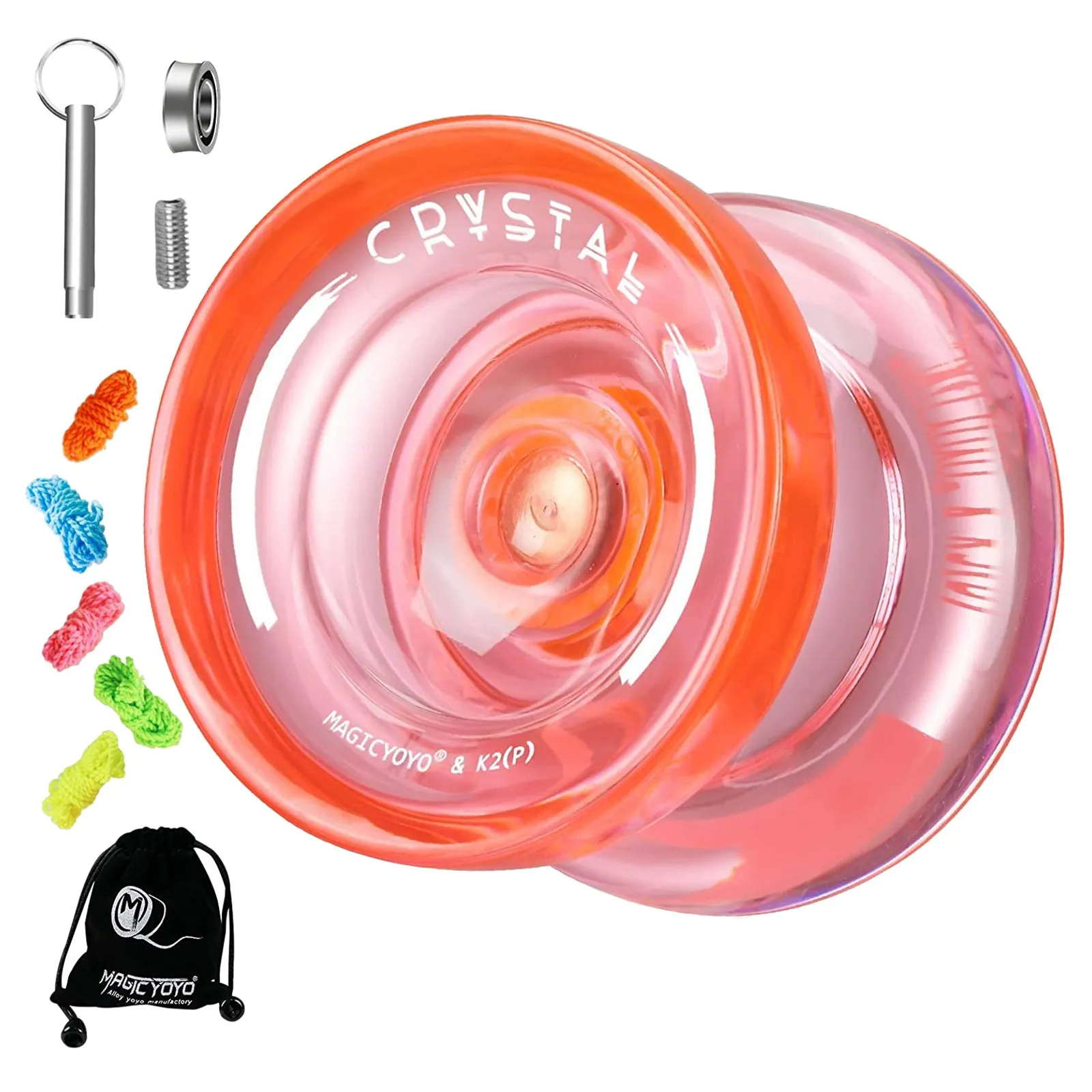 MAGICYOYO K2 Plus Crystal Responsive Yoyo,Dual Purpose Yo-Yo with Replacement - £15.72 GBP
