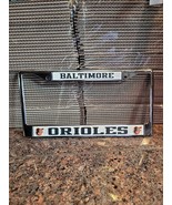 Baltimore Orioles Metal License Plate Frame Tag Cover All Over Design He... - £15.13 GBP