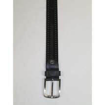 Men's Belt By PICCODER Turkey Genuine Leather Stitched 5021 Black image 3