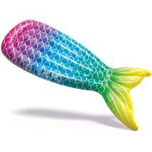 Intex - Inflatable Mermaid Tail Pool Mattress, 70&#39;&#39; x 28&#39;&#39;, Multicolor - £26.29 GBP
