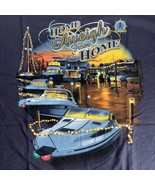 Amphibious Outfitters Men's Blue T-Shirt XXXL Boating Home Aweigh Nautical - $28.39