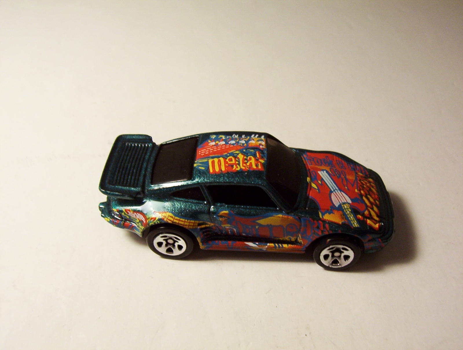 Primary image for Hot Wheels Prosche 930 Rockin Rod Series #4 Blue Car 1989