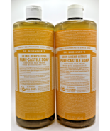 2x Dr.Bronner's 18-In-1 Hemp Citrus Pure-Castile Soap 32 Oz - $49.98