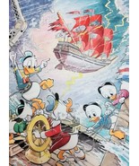 Afoul of the Flying Dutchman: fine art giclée by Patrick Block after Carl Barks - $350.00
