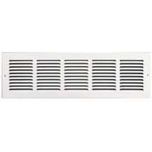 Tru Aire 6 in. H x 24 in. W 1-Way Powder Coat White Steel Return Air Grille - €19,33 EUR