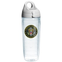 Tervis U.S. Army Seal 24 oz. Water Bottle W/ Lid USA Military Armed Forces NEW - £13.36 GBP