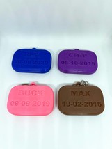 Pet airtag holder case name and birth date 3D Printed - £6.25 GBP