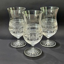 Vintage Rare CASHS of Ireland Marked Cooper Crystal 20 oz Water Glasses Set of 3 - £190.79 GBP