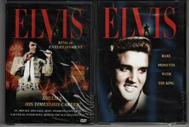Elvis Presely DVD Collection  Rare Moments with the King &amp; King of Enter... - £19.65 GBP