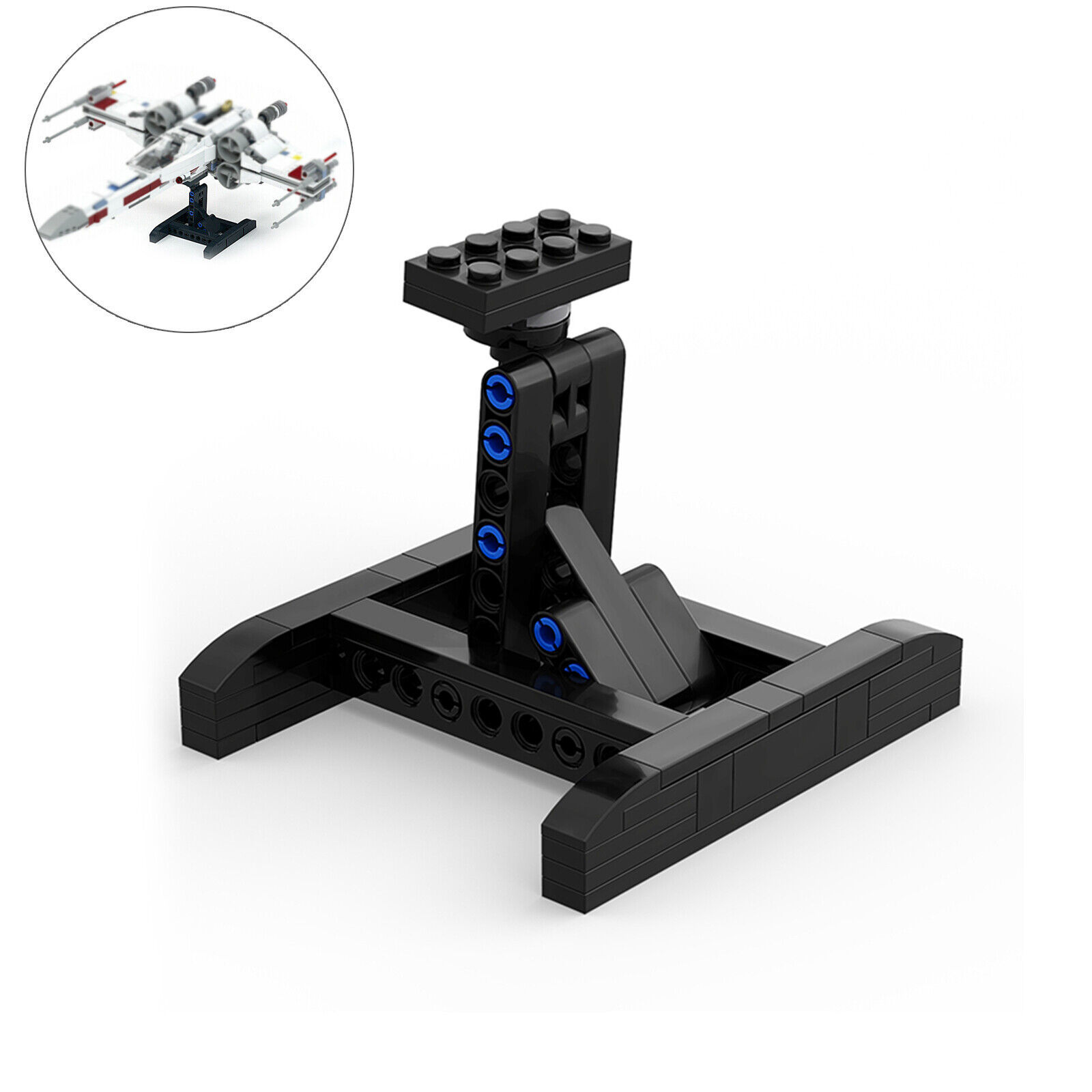 Display Stand for X-Wing Fighter 75102 75149 75218 Building Kit 50 Pieces - $8.97