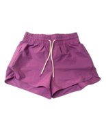 Eddie Bauer Shorts Size XS Womens Purple Elastic Waist Run Gorpcore Zip ... - $32.23 CAD