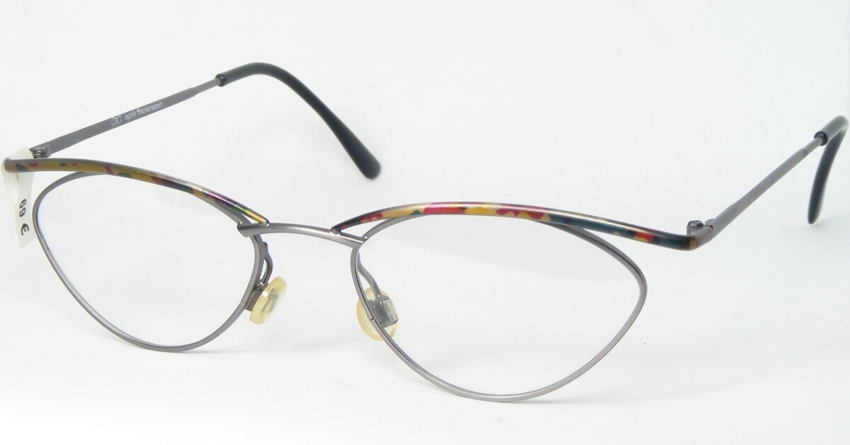 Vintage Optik Fleckenstein 120 1 Bunt Selten Brille 49-19-130mm - $46.52