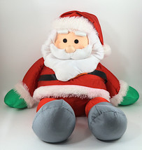 TL Toys HK LTD Plush Christmas Santa 24&#39;&#39; Spandex &amp; Polyester Beanie Rar... - £19.58 GBP