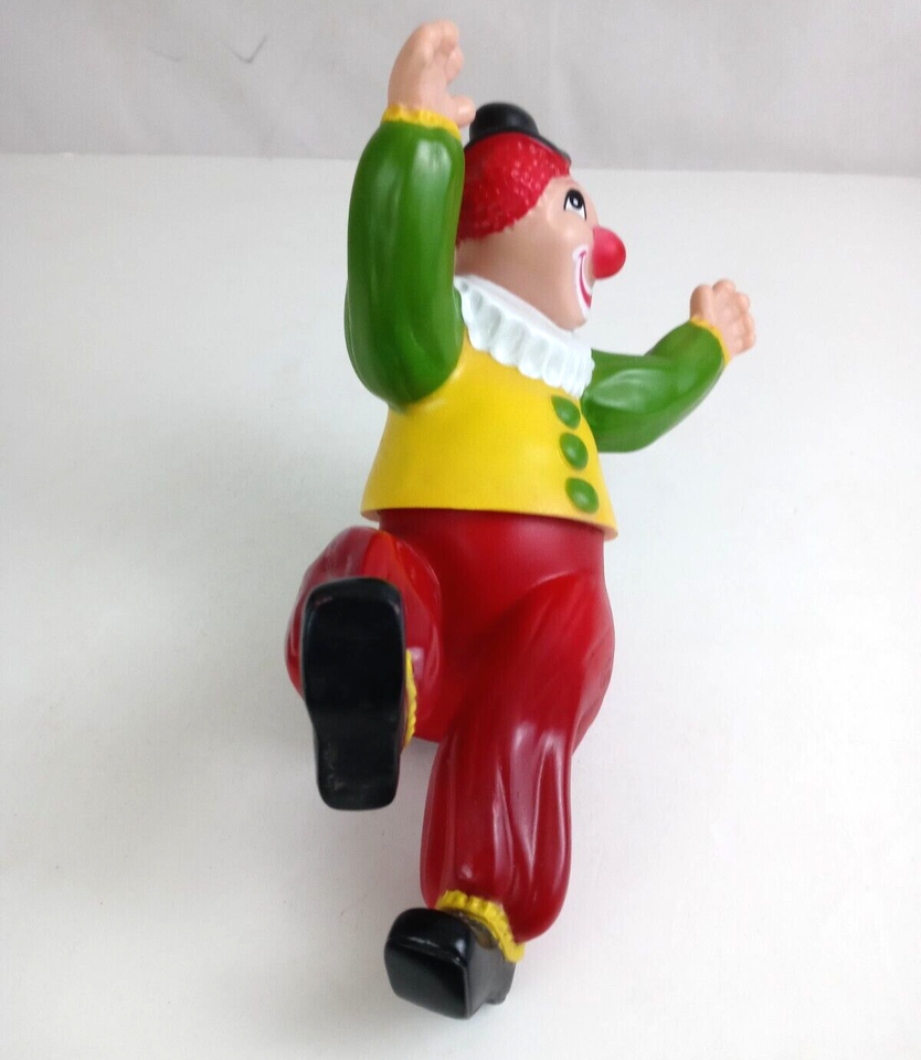Vintage 1978 Nursery Originals Brightly Colored Children's Plastic 9" Clown Item image 6