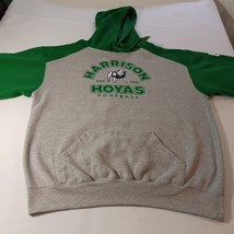 Badger Sport Harrison Hoyas Football Men's Gray & Green Pullover Sweatshirt XL image 9