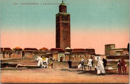 Vintage Koutoubia Mosque Marrakesh, Morocco Postcard - £4.73 GBP