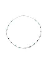 NEW STERLING SILVER TURQUOISE NECKLACE $150 - $76.09